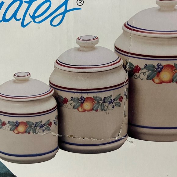Corelle Coordinates Abundance 4PCS Stoneware Canister Set - Picture 6 of 7